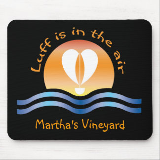 Luffers Sunset_Luff in the air_Martha's Vineyard Mouse Pad