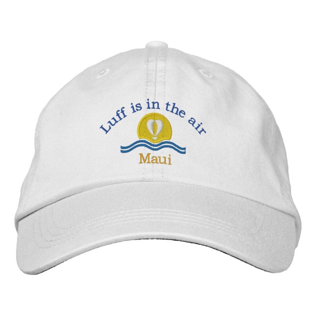 Luffers Sunset_Luff is in the air_Maui Embroidered Baseball Cap (Front)