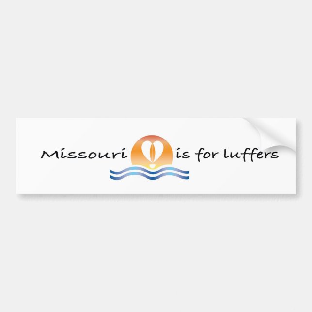 Luffers Sunset_Missouri bumper sticker (Front)