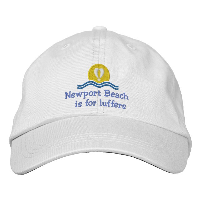 Luffers Sunset_Newport Beach Embroidered Baseball Hat (Front)