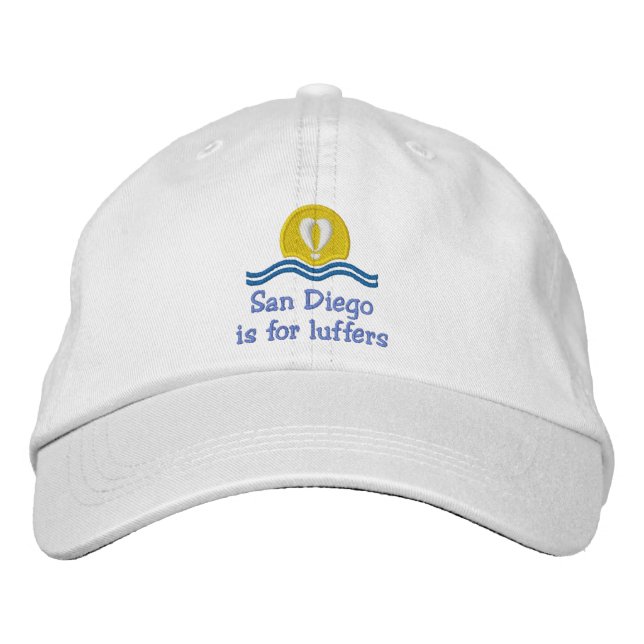 Luffers Sunset_San Diego Embroidered Baseball Cap (Front)