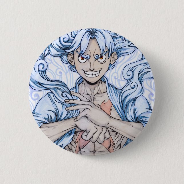 Luffy Gear 5 Button (Front)