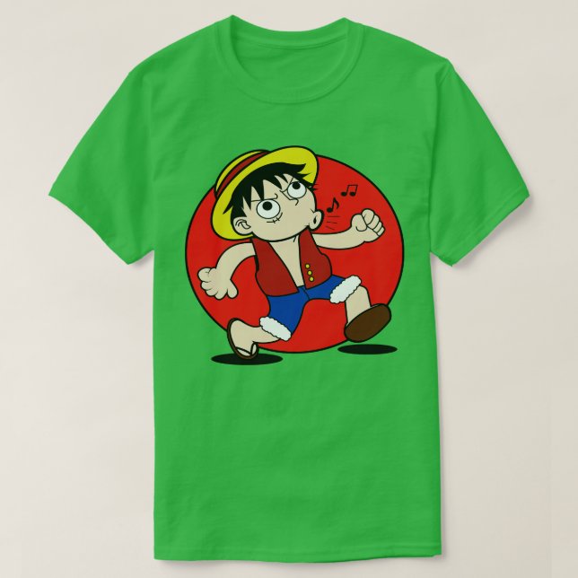 Luffy The Monkey T-Shirt (Design Front)