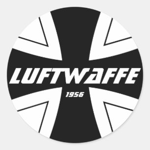 Luftwaffe Classic Round Sticker, Glossy Sticker