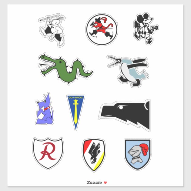2x German Luftwaffe Stickers – Self Adhesive Vinyl Decals WWII Air Force, 4.5x4.5 Inch