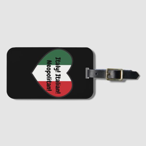 LUGGAG TAG _ Italian theme Customizable text