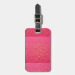 Luggage Baggage Carousel Travel Tag Pink Yellow