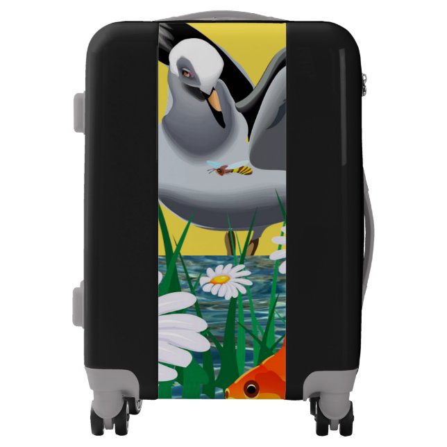 Luggage Bird Floral (Front)