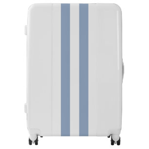 Luggage Blue & White Stripe