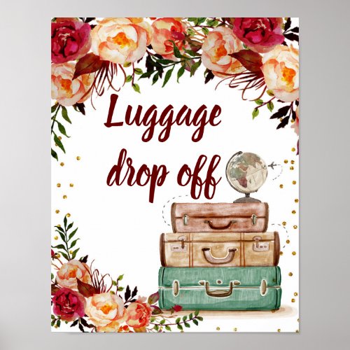 Luggage Drop Off Poster