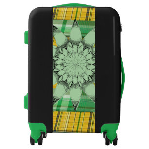 Luggage Floral Green