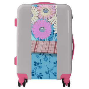 Luggage Floral Pink