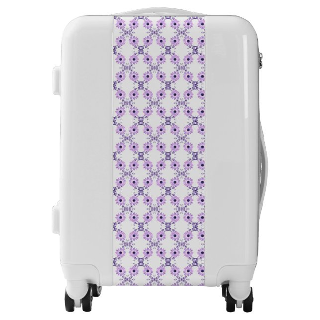 Luggage Floral Purple (Front)