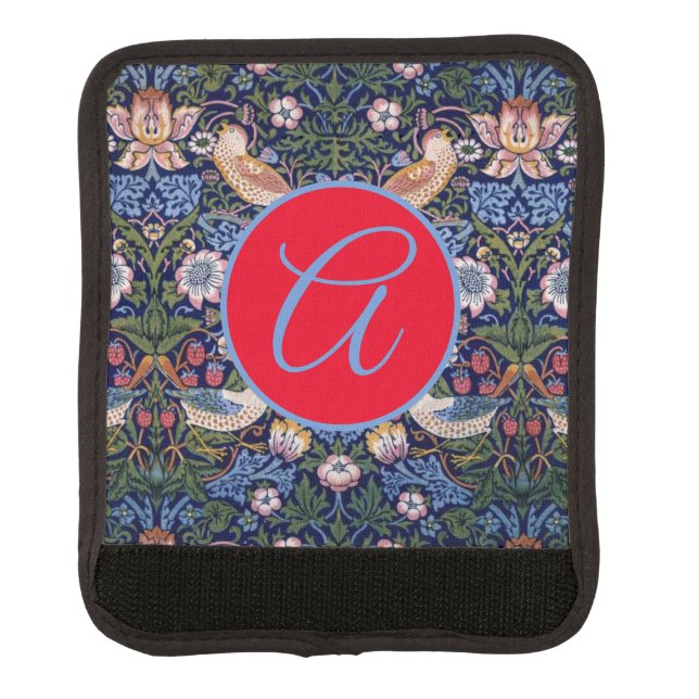 Luggage Handle Wrap CUSTOM INITIAL WILLIAM MORRIS (Front)