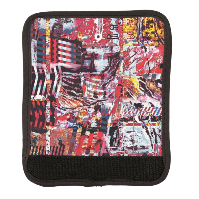 Luggage Handle Wrap – Fragmented Pulse (Front)