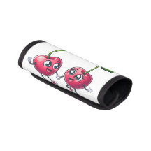 Luggage Handle Wrap Red Cherries