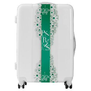 Luggage of Paris and the Green Eiffel Tower