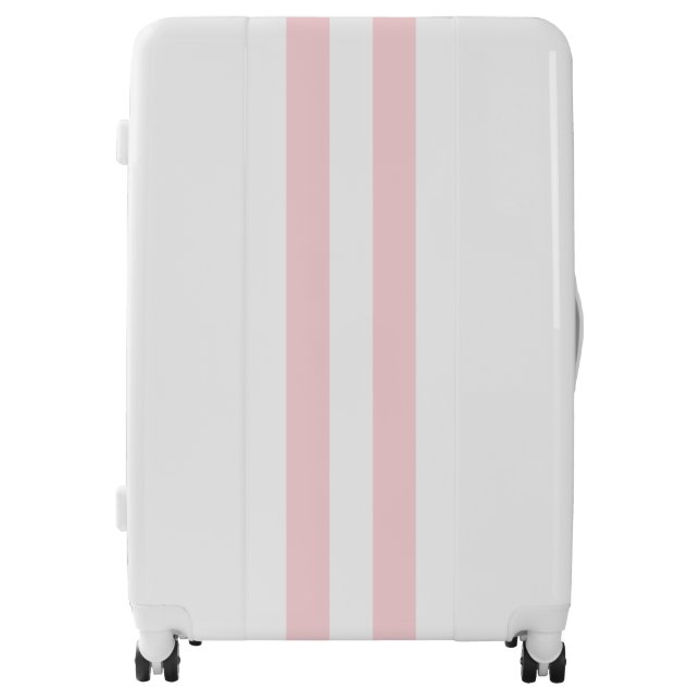 Luggage Pink & White Stripe (Front)