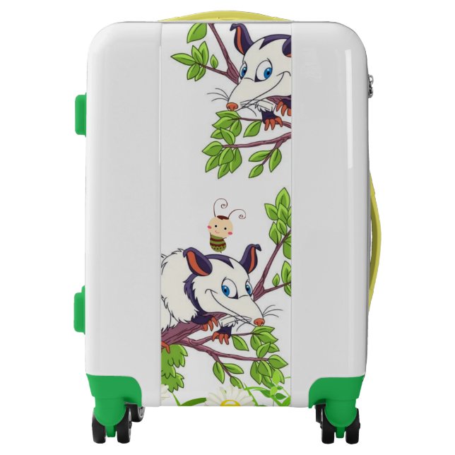 Luggage Possum Floral (Front)