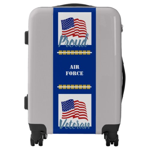Luggage Suitcase Airforce Veteran