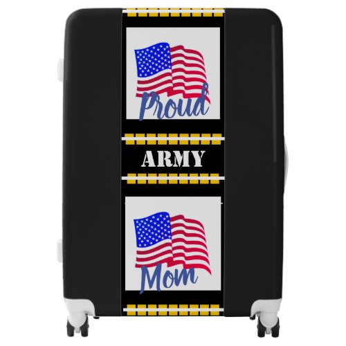 Luggage Suitcase Army Mom
