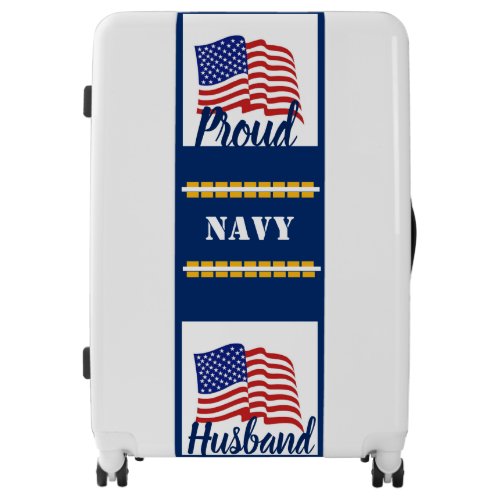 Luggage Suitcase Navy Husband