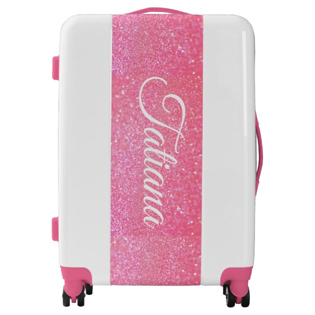 on vacay luggage pink