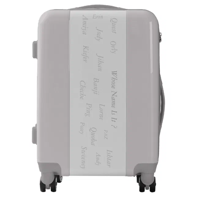 Luggage Suitcase with Unisex names, Zazzle