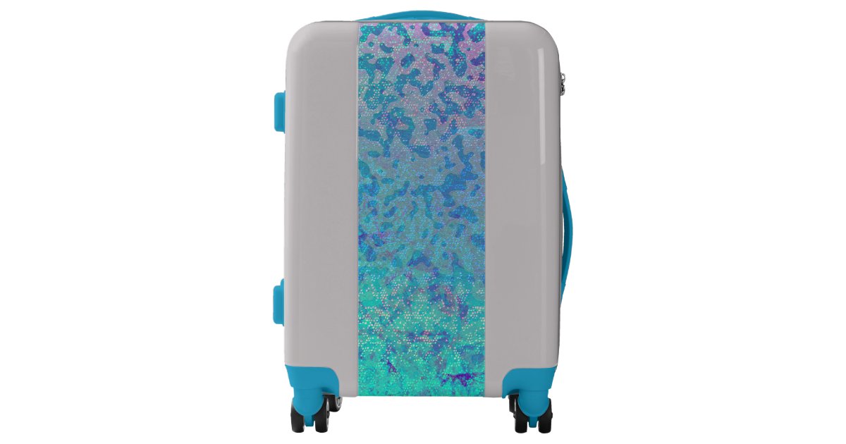 Luggage Suitcases Glitter Star Dust | Zazzle