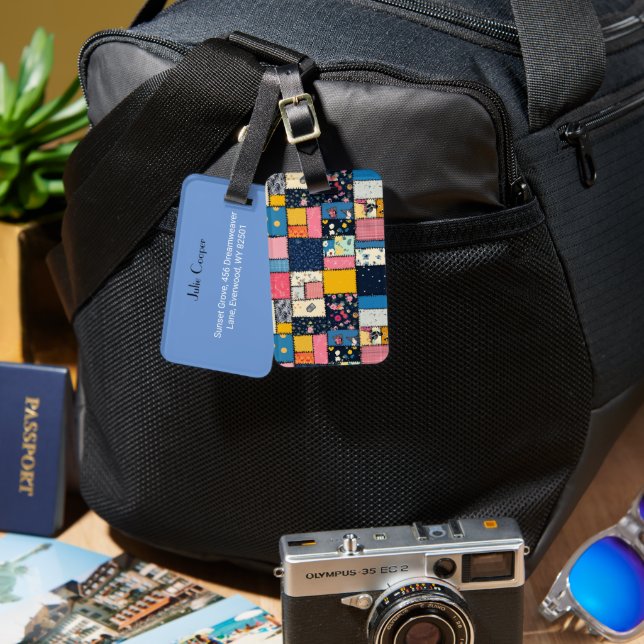 Luggage Tag (Front & Back)