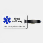 Luggage Tag: Ask Me About Life-saving Steroids Luggage Tag at Zazzle