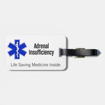 Luggage Tag: Ask Me About Life-saving Steroids Luggage Tag by clearlyaliveart at Zazzle
