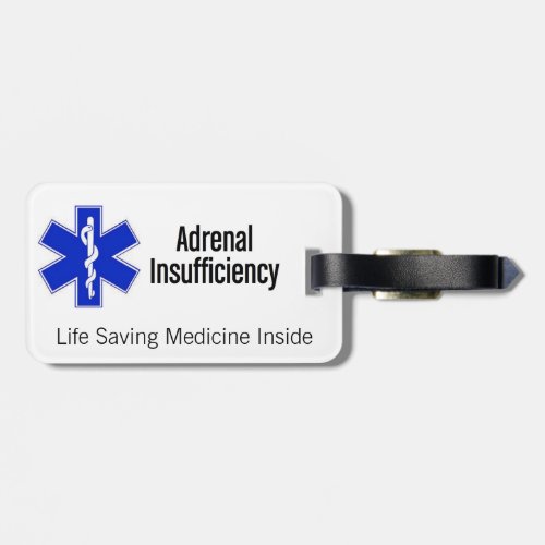 Luggage Tag Ask me about Life_Saving Steroids Luggage Tag