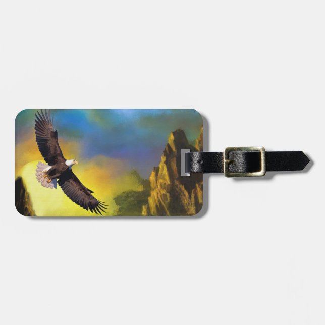 Luggage Tag/Bald Eagle Tag (Front Horizontal)