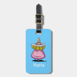 Luggage Tag Beer Festival Beer Waitress at Zazzle