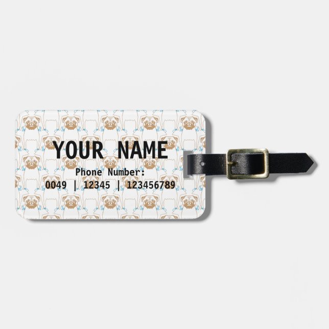 Luggage Tag - Customized (Front Horizontal)