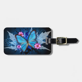 Luggage Tag - Design: Blue Butterfly