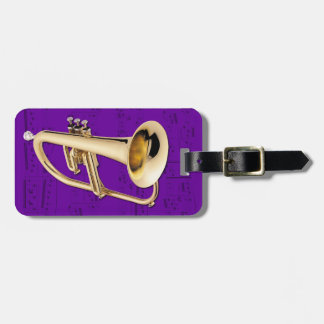 Luggage Tag - Flugelhorn - Choose color