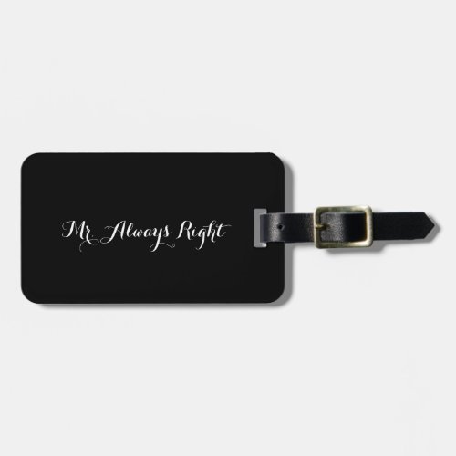 Luggage tag for Groom