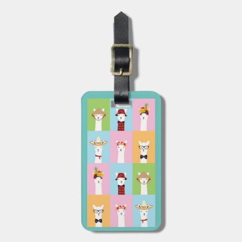 Luggage Tag _ Funny Llama