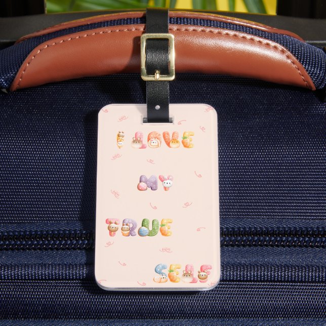 Luggage Tag | I Love My True Self (Front Insitu 2)
