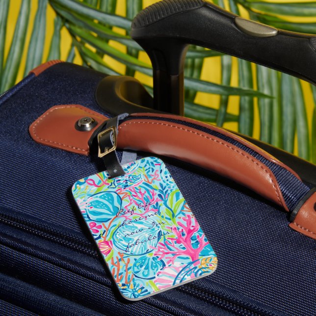 Luggage tag in stylish graphic (Front Insitu 1)