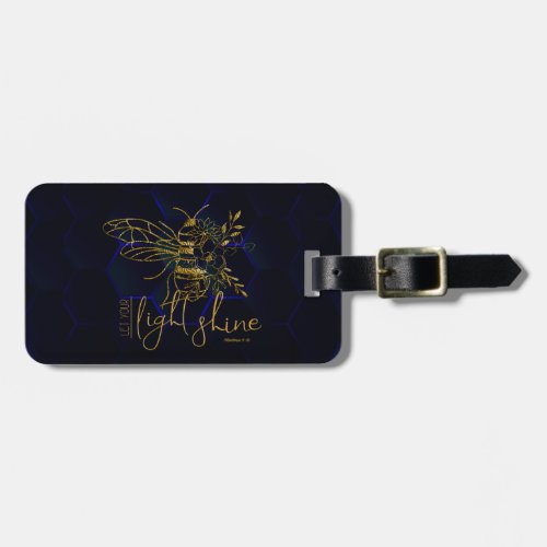 Luggage Tag Let your Light Shine