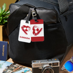Luggage Tag Love Canada