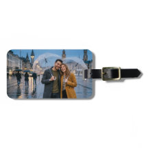Luggage Tag Personalized Photo Collage Custom id 