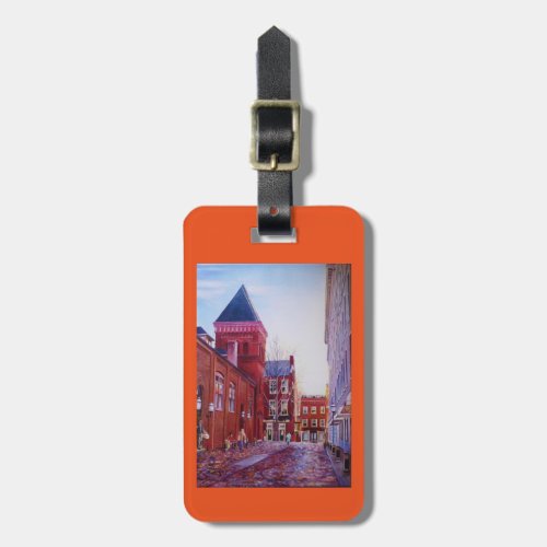 Luggage tag purse tag key chain