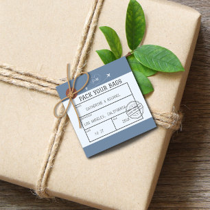 Luggage Tag Save The Date