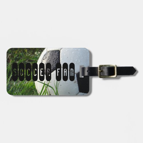 Luggage Tag Soccer Fan 