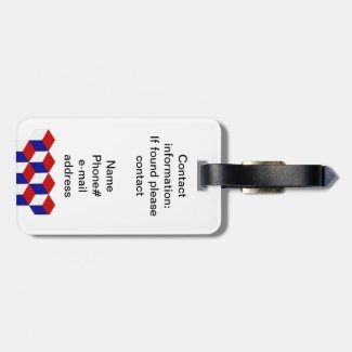 Luggage tag - Three dimensional illusion