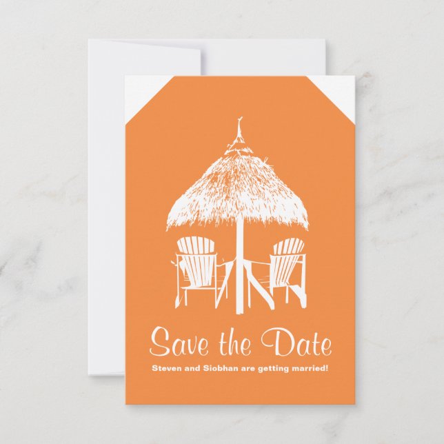 Luggage Tag to Jamaica Invitation (Front)